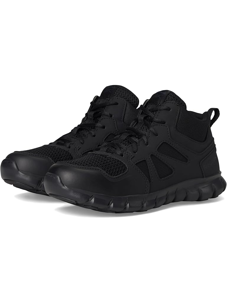 Black Reebok Sublite Cushion Tactical Mid