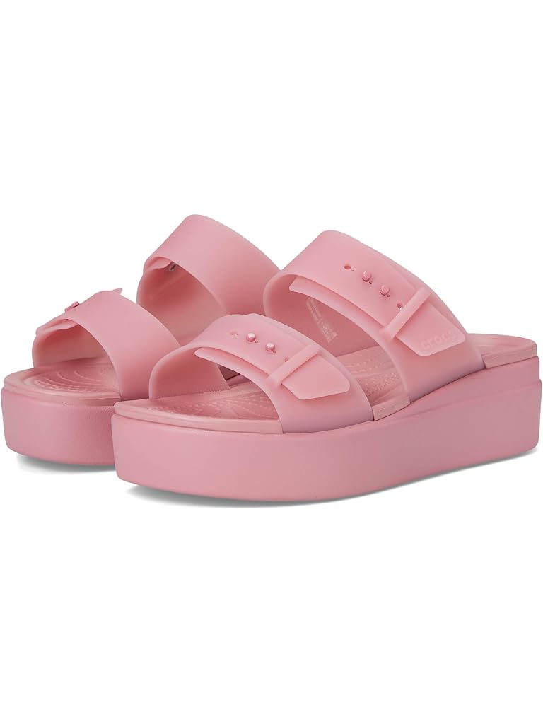 Red Crocs Brooklyn Buckle Low Low