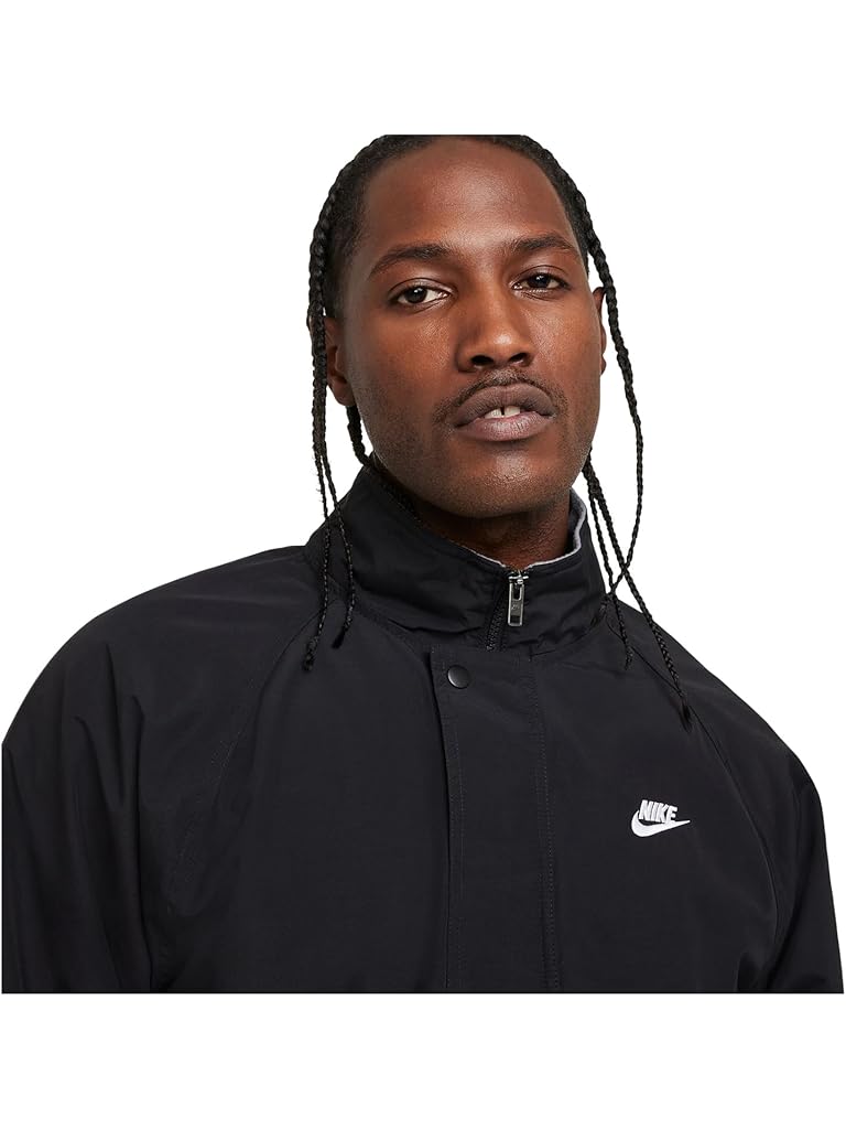 Gray Nike Club Futura Jacket