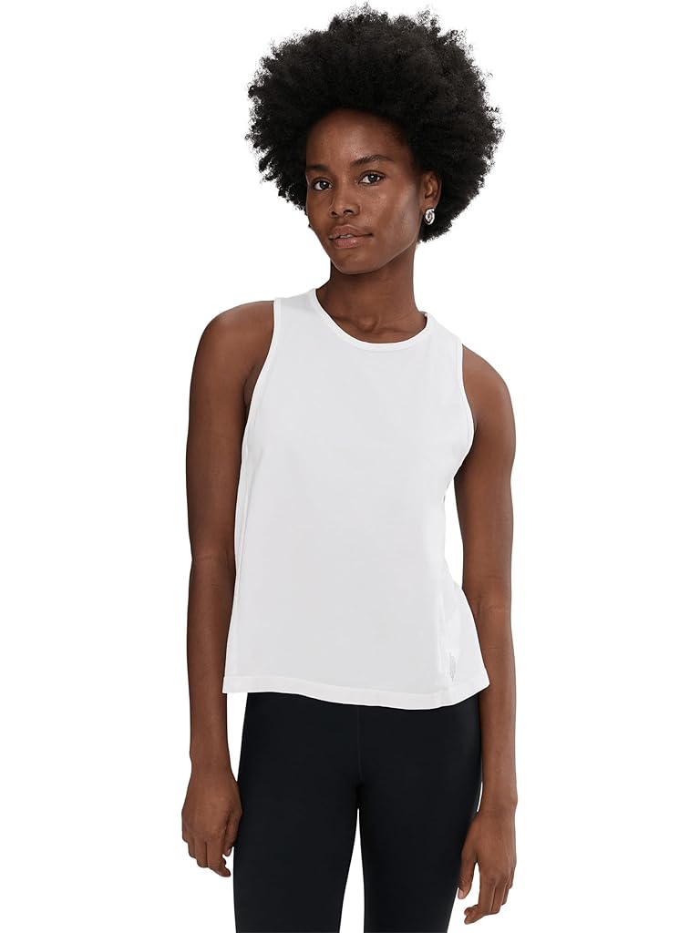 White Free People Hot Shot Twist Tank