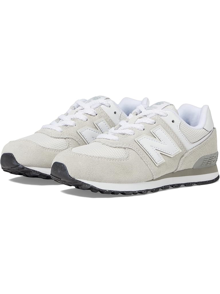 Beige New Balance 574 (Little Kid)