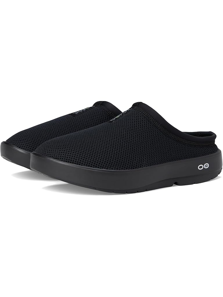 Black OOFOS Women's OOcoozie Sport Mule Shoe