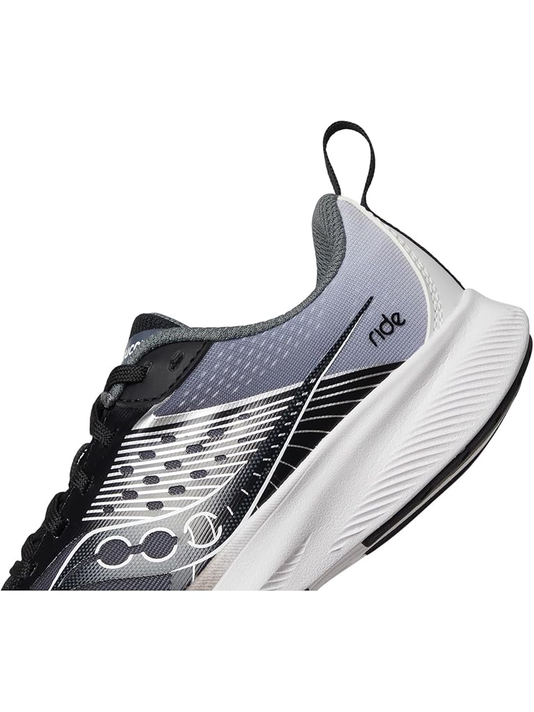 Gray Saucony Ride KDZ (Little Kid/Big Kid)
