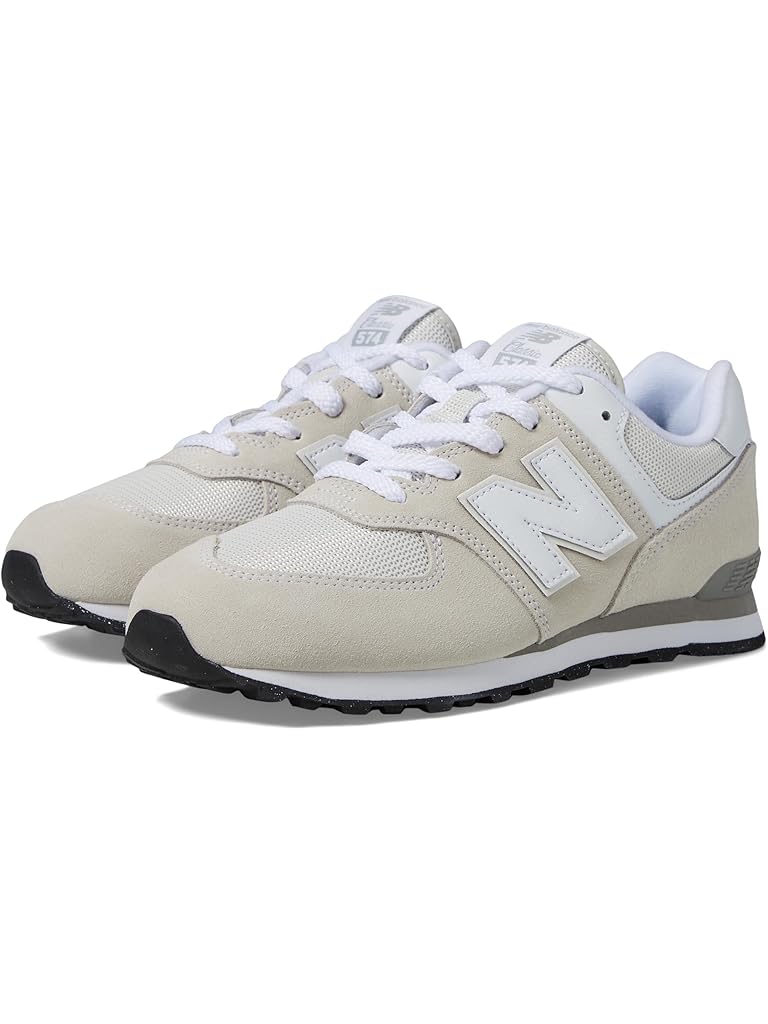 Beige New Balance 574 (Big Kid)