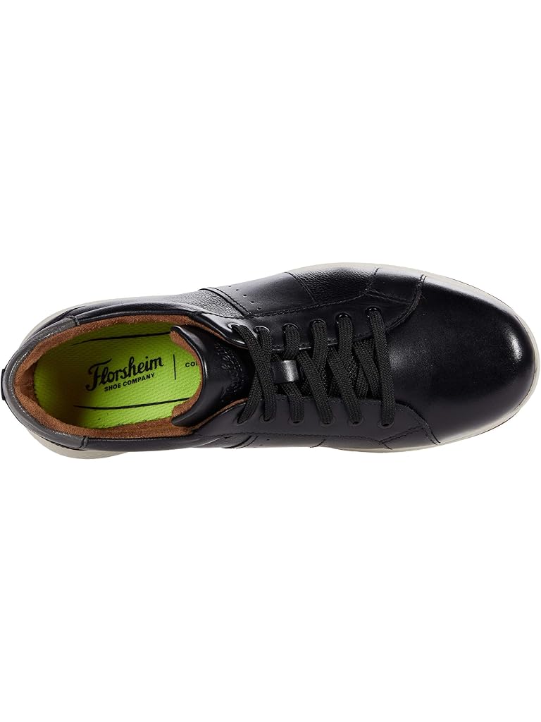 Black Florsheim Great Lakes Lace To Toe Sneaker, Jr. (Toddler/Little Kid/Big Kid)