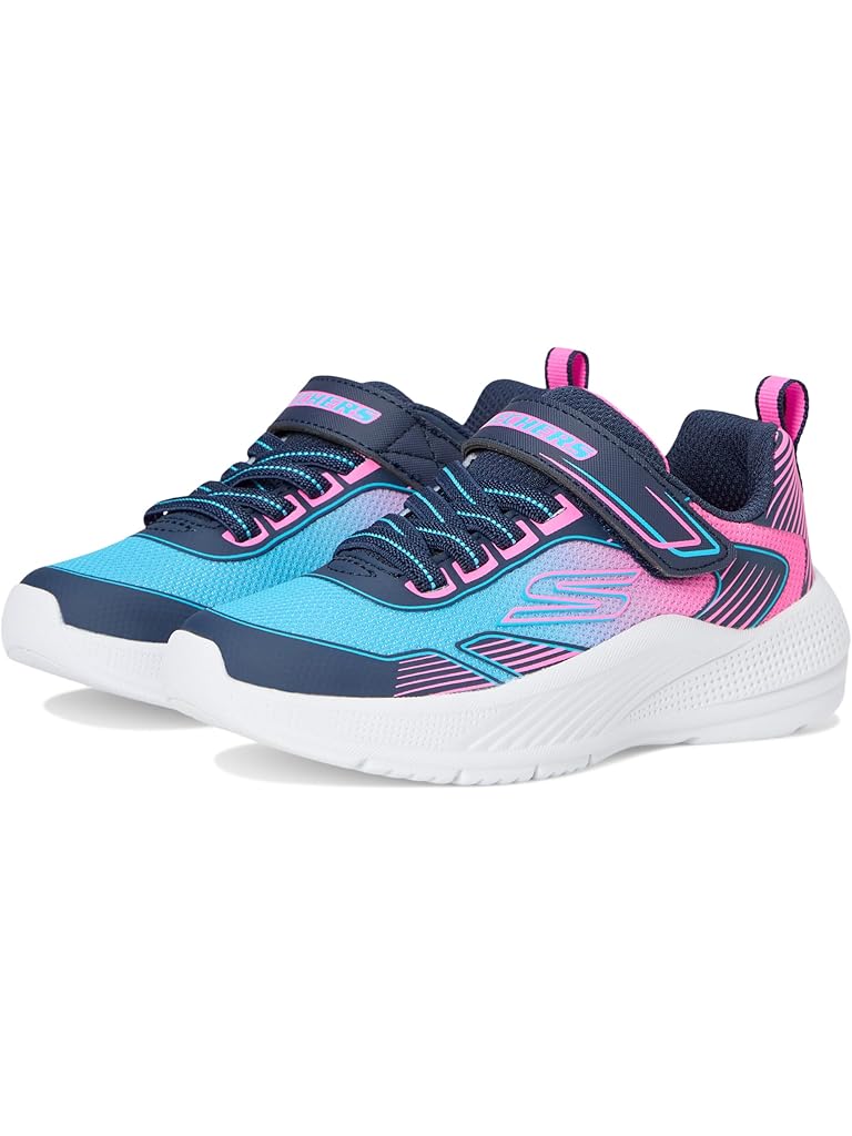 Navy SKECHERS Microspec Advance - Oasis Point 303657L (Little Kid/Big Kid)