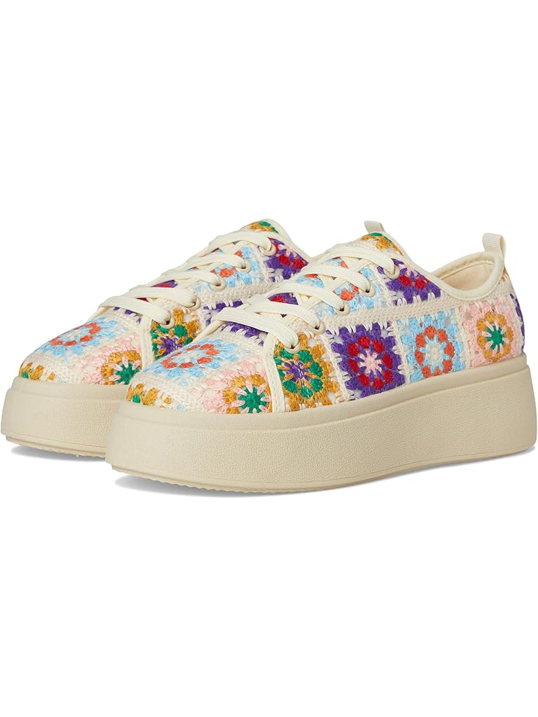 Pink Dirty Laundry Rambling Crochet Sneakers